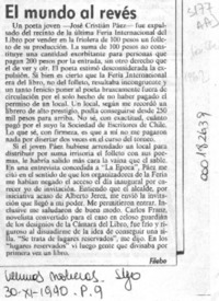 El mundo al revés  [artículo] Filebo.