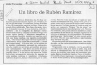Un Libro de Rubén Ramírez  [artículo].