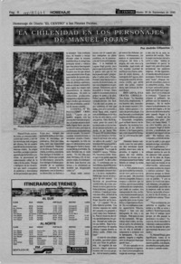 La chilenidad en los personajes de Manuel Rojas  [artículo] Andrés Cifuentes.