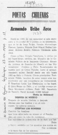 Poetas chilenos  [artículo] Ratón de biblioteca.