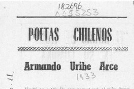 Poetas chilenos  [artículo] Ratón de biblioteca.