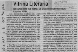 Vitrina literaria  [artículo] Apir.