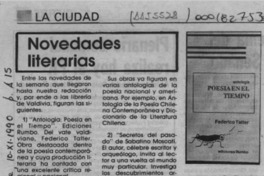 Novedades literarias