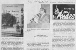 Los Andes, históricas relaciones