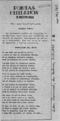 Poetas chilenos de nuestro siglo  [artículo] Juan Guixé Cañizares.