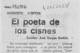 El poeta de los cisnes