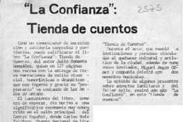 La confianza, tienda de cuentos  [artículo] Tala.