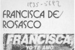 Francisca de Rosasco  [artículo].