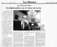 Un diplomático en el reino de la luz  [artículo] Alejandra Gajardo.