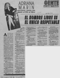El Hombre libre es el único respetable  [artículo].