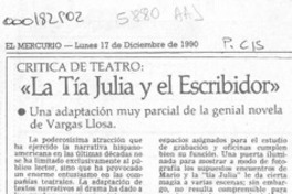 "La tía Julia y el escribidor"
