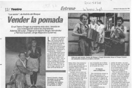 Vender la pomada  [artículo].