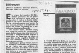 El miramundo  [artículo] Manuel Peña Muñoz.
