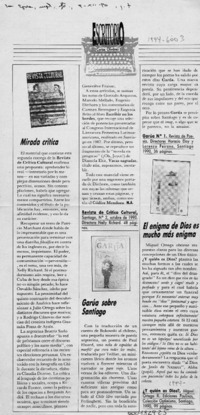 El enigma de Dios es mucho más enigma  [artículo] Carlos Olivárez.