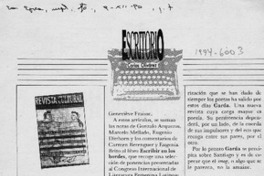 El enigma de Dios es mucho más enigma  [artículo] Carlos Olivárez.