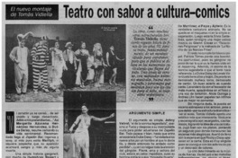 Teatro con sabor a cultura-comics