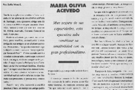 María Olivia Acevedo