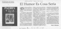El humor es cosa seria  [artículo] Víctor M. Mandujano.