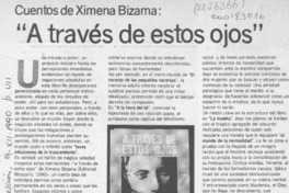 "A través de estos ojos"  [artículo] Juan Mihovilovic H.