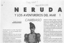 Neruda y los aventureros del mar, Cambiaso  [artículo] Sofía Vergara.