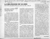 La maldición de Ulises  [artículo] Jorge Michell.