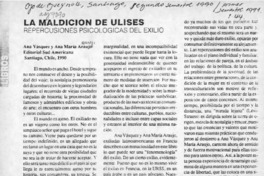 La maldición de Ulises  [artículo] Jorge Michell.