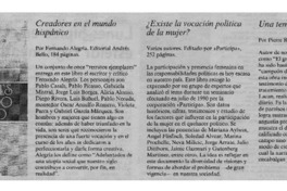 Creadores en el mundo hispánico