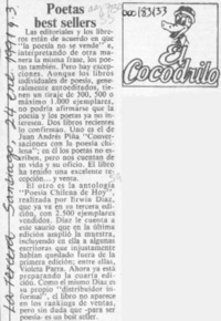 Poetas best sellers  [artículo].