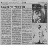 Neruda y el "naranjazo"  [artículo] Filebo.