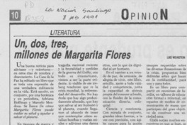 Un, dos, tres, millones de Margarita flores