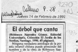 El árbol que canta  [artículo] Miguel Moreno Monroy.