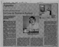 La casa de nuestros autores  [artículo] Yael Zaliasnik.