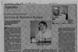 La casa de nuestros autores  [artículo] Yael Zaliasnik.