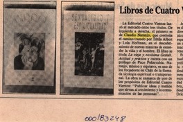 Libros de Cuatro Vientos  [artículo].