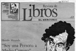 "Soy una persona a medio camino"  [artículo] Ana María Larraín.