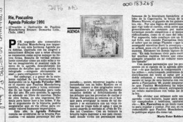 Ríe, Pascualina  [artículo] María Ester Roblero.