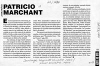 Patricio Marchant  [artículo] Jaime Muñoz.