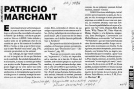 Patricio Marchant  [artículo] Jaime Muñoz.