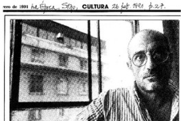 Escritor Gabriel Báñez, "Soy una especie de francotirador"  [artículo].