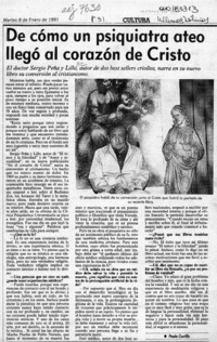 De cómo un psiquiatra ateo llegó al corazón de Cristo  [artículo] Paola Castillo.