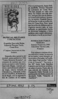 Muñecas, militares y pececitos  [artículo].