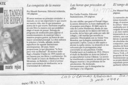 El Tango de Edipo  [artículo].