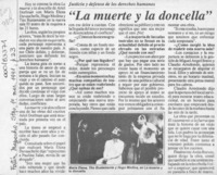 "La Muerte y la doncella"  [artículo].