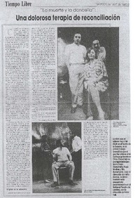 Una Dolorosa terapia de reconciliación