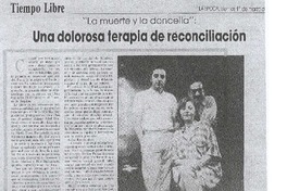 Una Dolorosa terapia de reconciliación