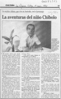 Las aventuras del niño Chibolo  [artículo].