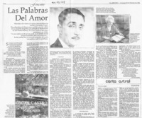 Las palabras del amor  [artículo] Carmen Ortúzar.
