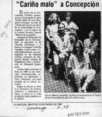 "Cariño malo" a Concepción  [artículo].