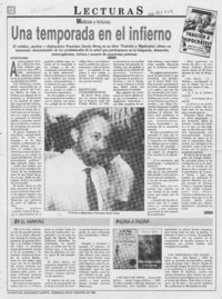 Una temporada en el infierno  [artículo] Héctor Velis Meza.