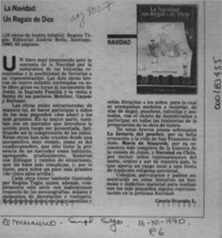 La Navidad, un regalo de Dios  [artículo] Carola Oyarzún L.